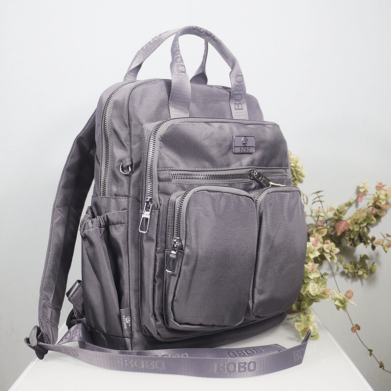 Sac à dos noir pour femme, format compact et design sobre – Image 10