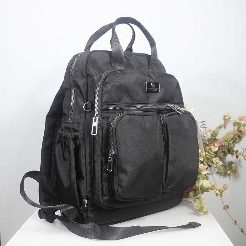 Sac à dos noir pour femme, format compact et design sobre – Image 13