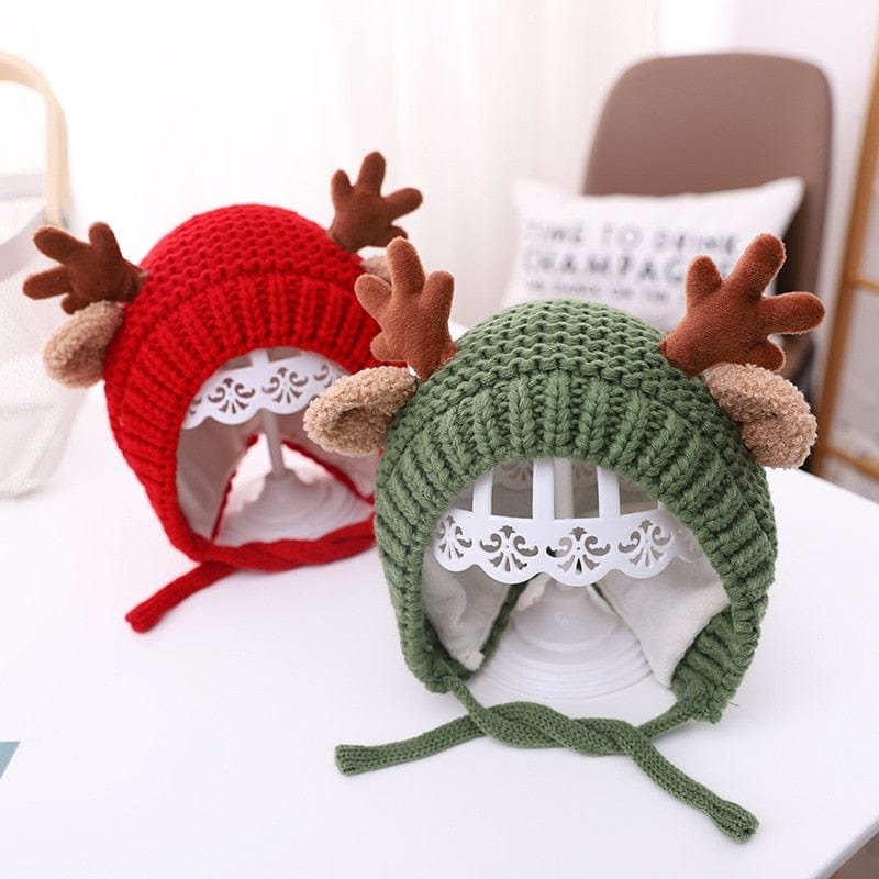 Bonnet de Noël bébé cerf – Image 2