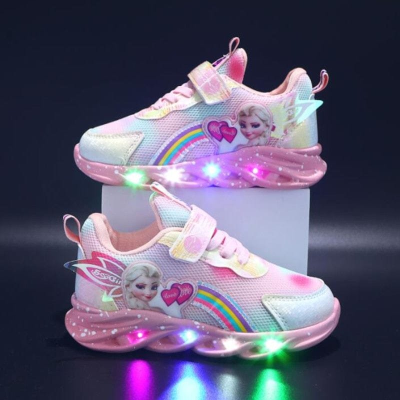 Chaussures lumineuses imprimé princesse – Image 7