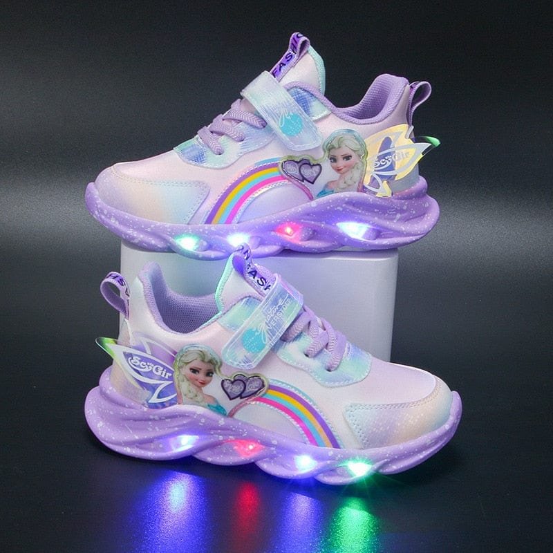 Chaussures lumineuses imprimé princesse – Image 2