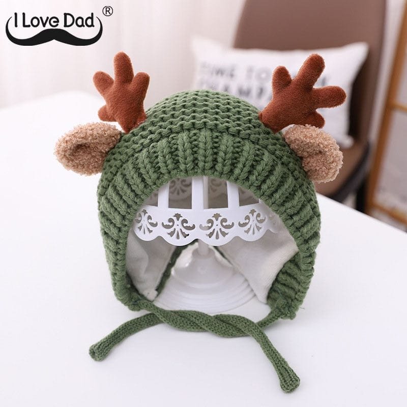 Bonnet de Noël bébé cerf – Image 6
