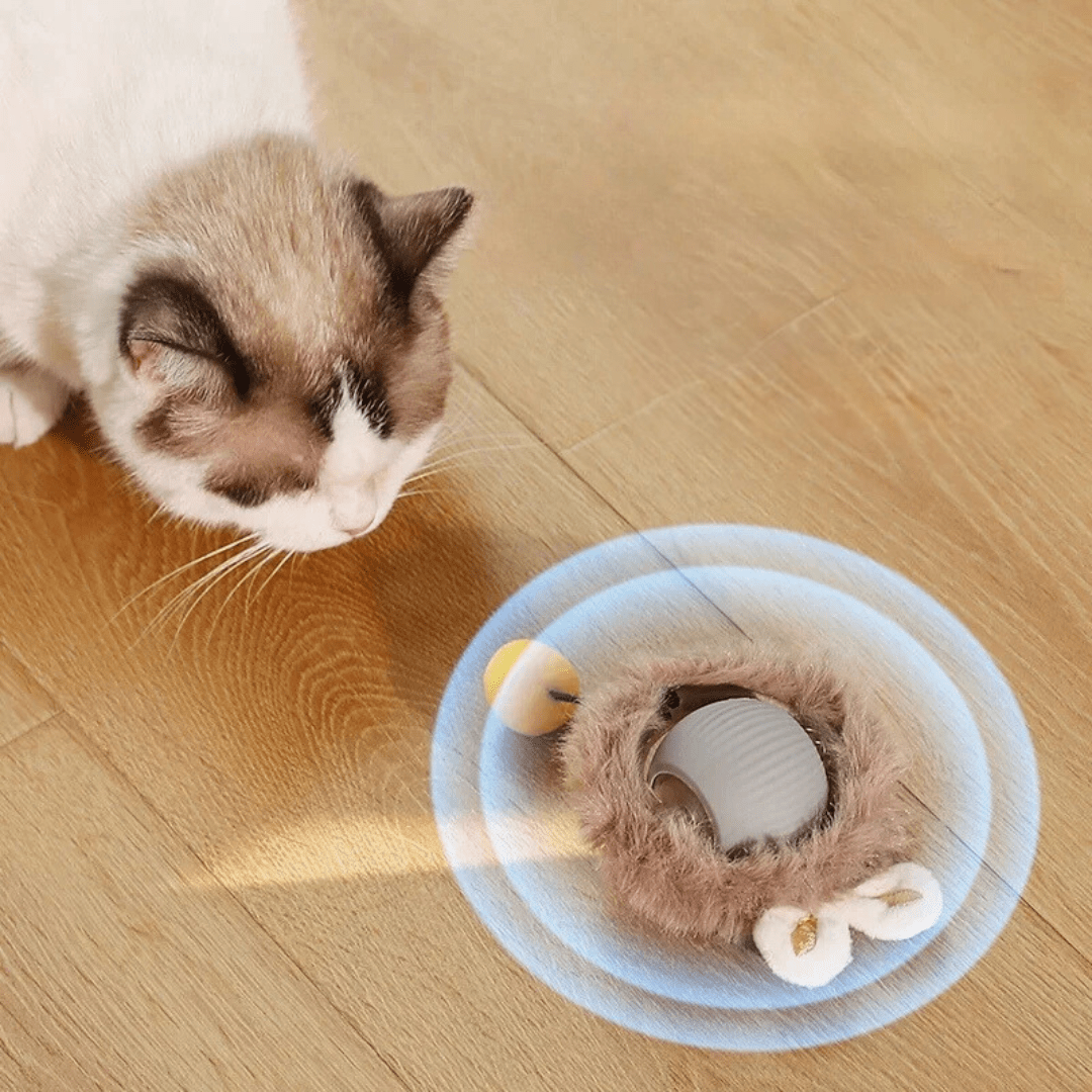 Balle interactive pour chats avec queue réaliste – Image 4