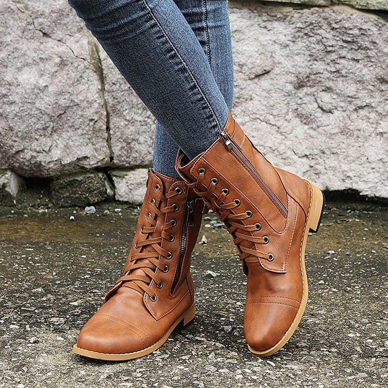 Bottines Orthopédiques Élégantes en Cuir Vegan – Image 9